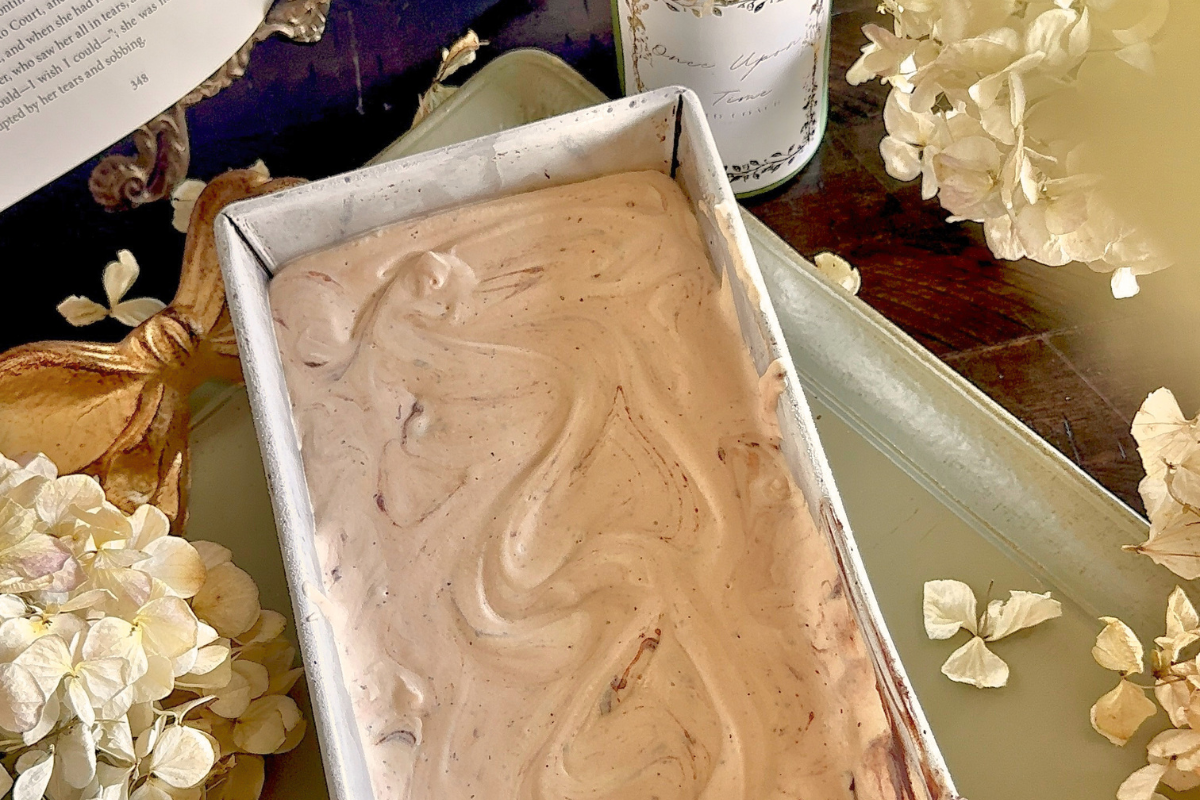 5 Ingredient No Churn Black Tea Ice Cream