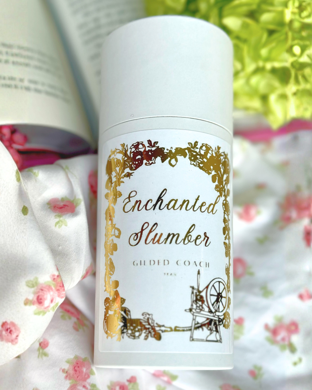 Enchanted Slumber {Sleeping Beauty inspired, lemon raspberry, and rose petal jam, herbal tea} from Gilded Coach Teas, 3 oz canister