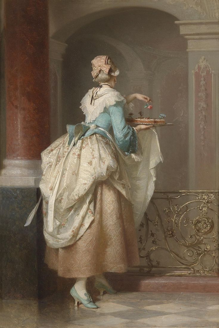 {The Birthday Cake, Pancraz Körle (1823–1875)}