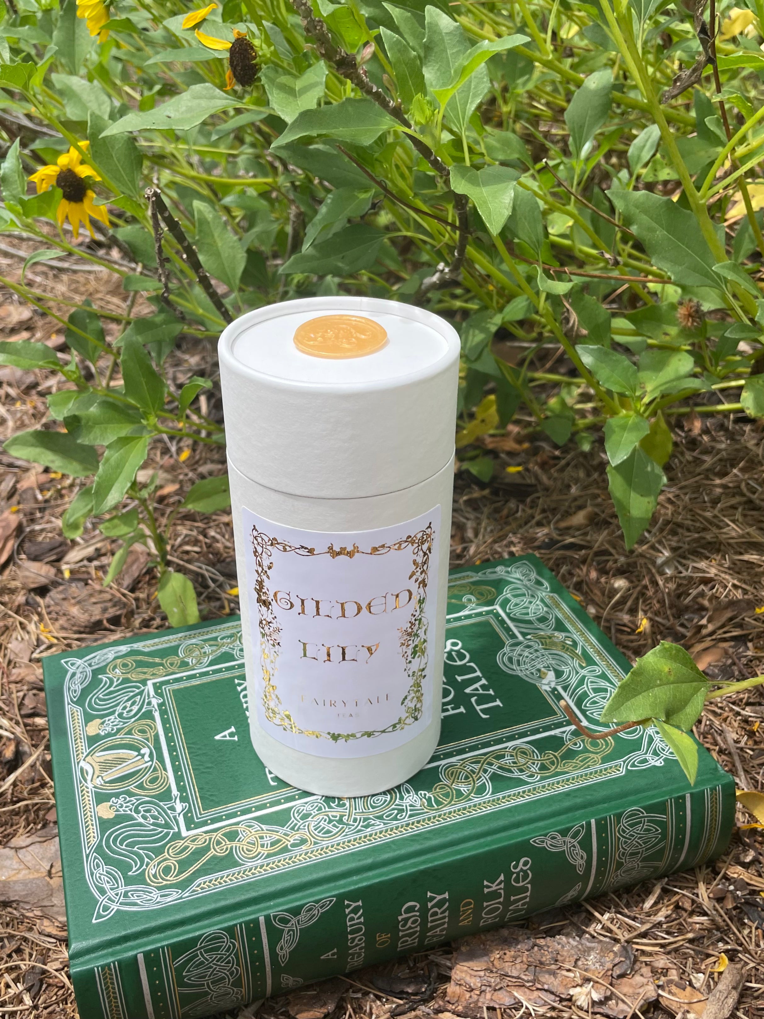 3 oz canister of Gilded Lily Creme Irish Breakfast Tea {Spiced Beltane Cake with sugared almonds and lemon icing} black tea from Gilded Coach Teas
